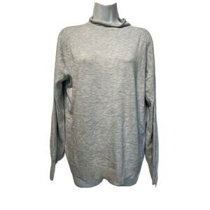 treasure & bond light gray heather cashmere sweater Size S